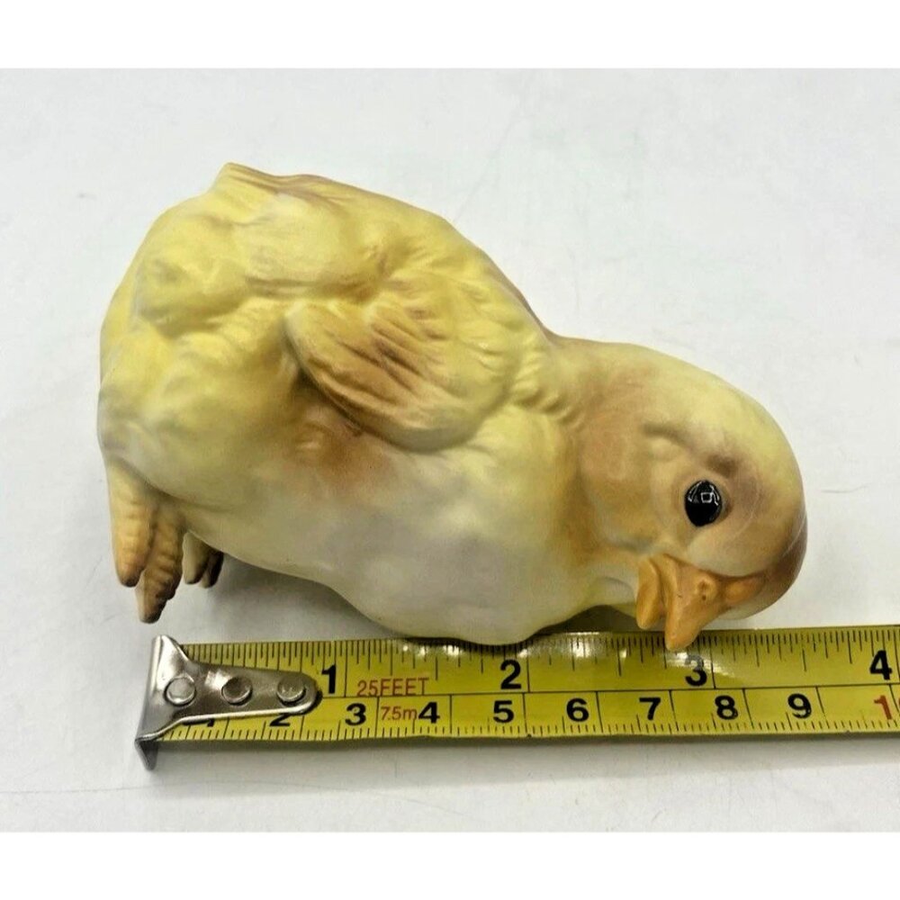 Vintage Lefton Ceramic Chick Yellow Japan Easter Spring Retro Figurine Decor - Picture 8 of 13
